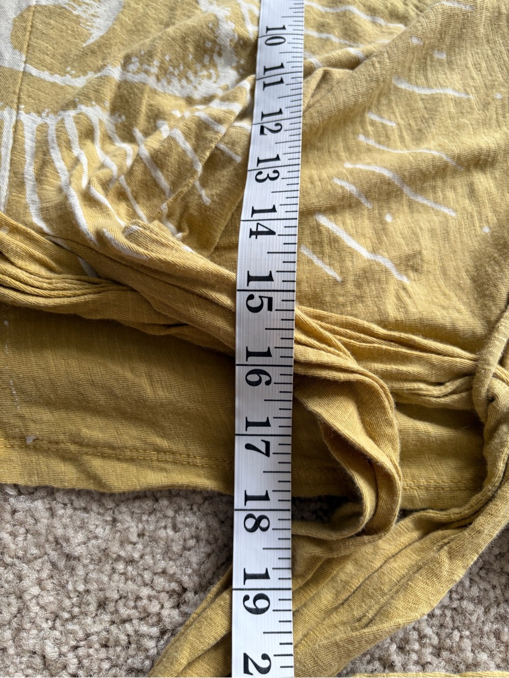 Magnolia pearl yellow Eye of Providence Tawney Wrap Cotton Jersey Coal one size - Picture 11 of 15
